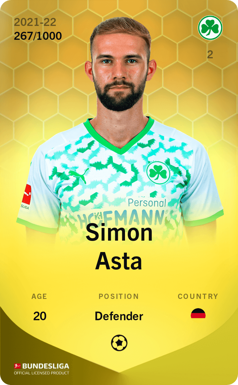 Simon Asta 2021-22 • Limited 267/1000