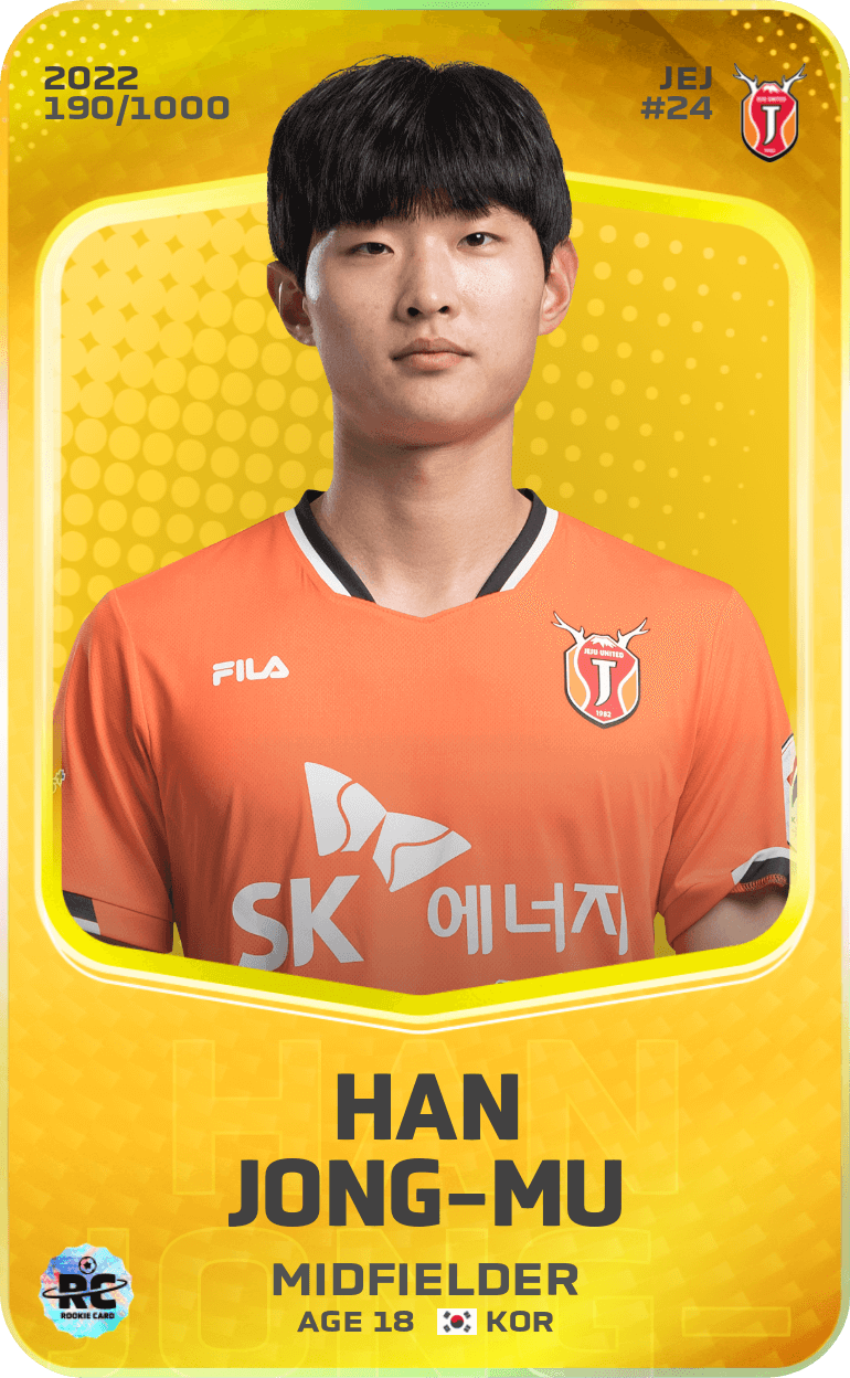 Han Jong-Mu 2022-23 • Limited 190/1000