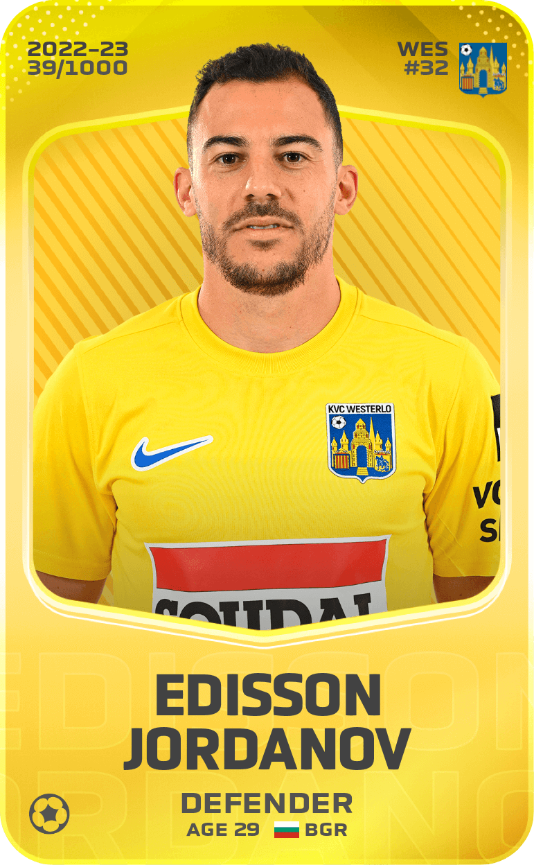 Edisson Jordanov 2022-23 • Limited 39/1000