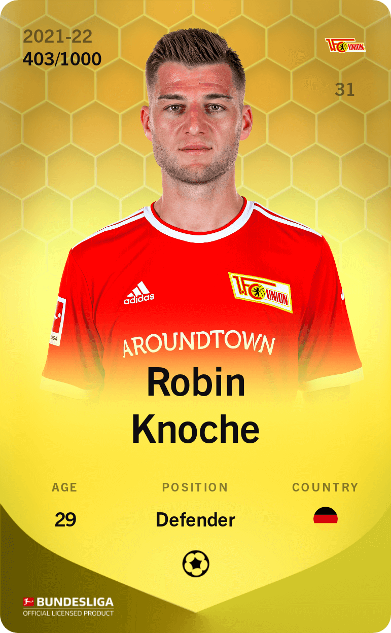 Robin Knoche 2021-22 • Limited 403/1000
