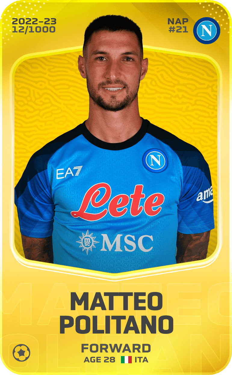 Matteo Politano 2022-23 • Limited 12/1000
