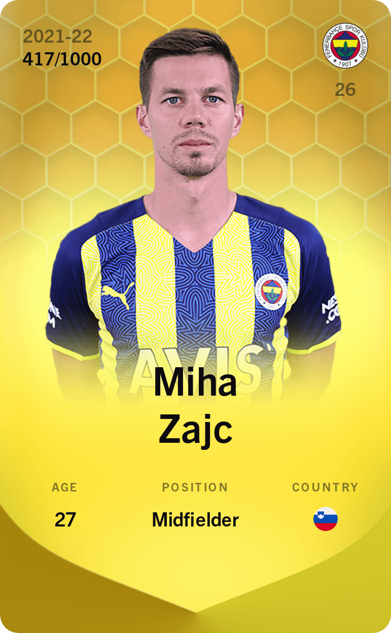 Miha Zajc 2021-22 • Limited 417/1000