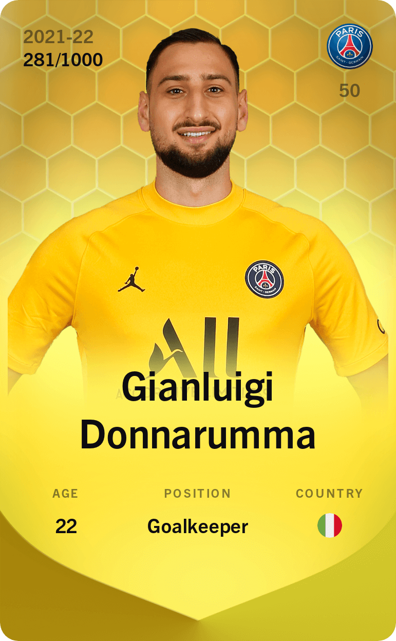 Gianluigi Donnarumma 2021-22 • Limited 281/1000