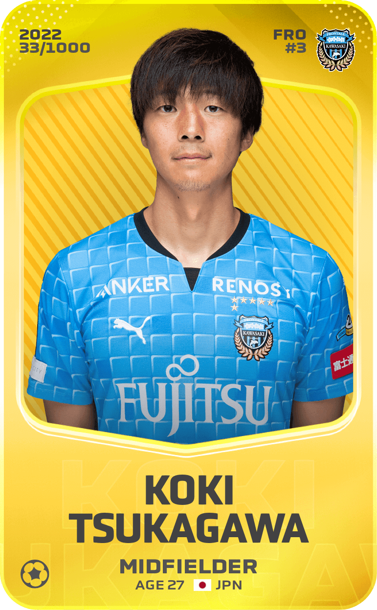 Koki Tsukagawa 2022-23 • Limited 33/1000