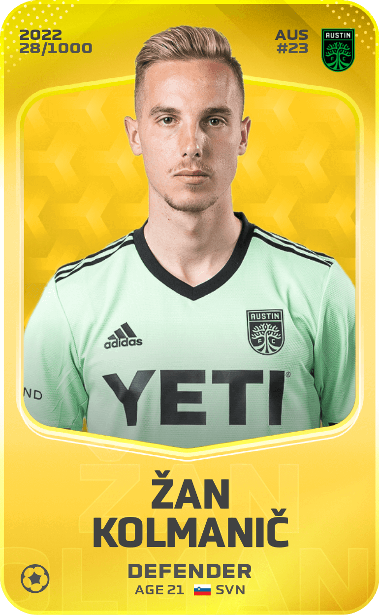 Žan Kolmanič 2022-23 • Limited 28/1000