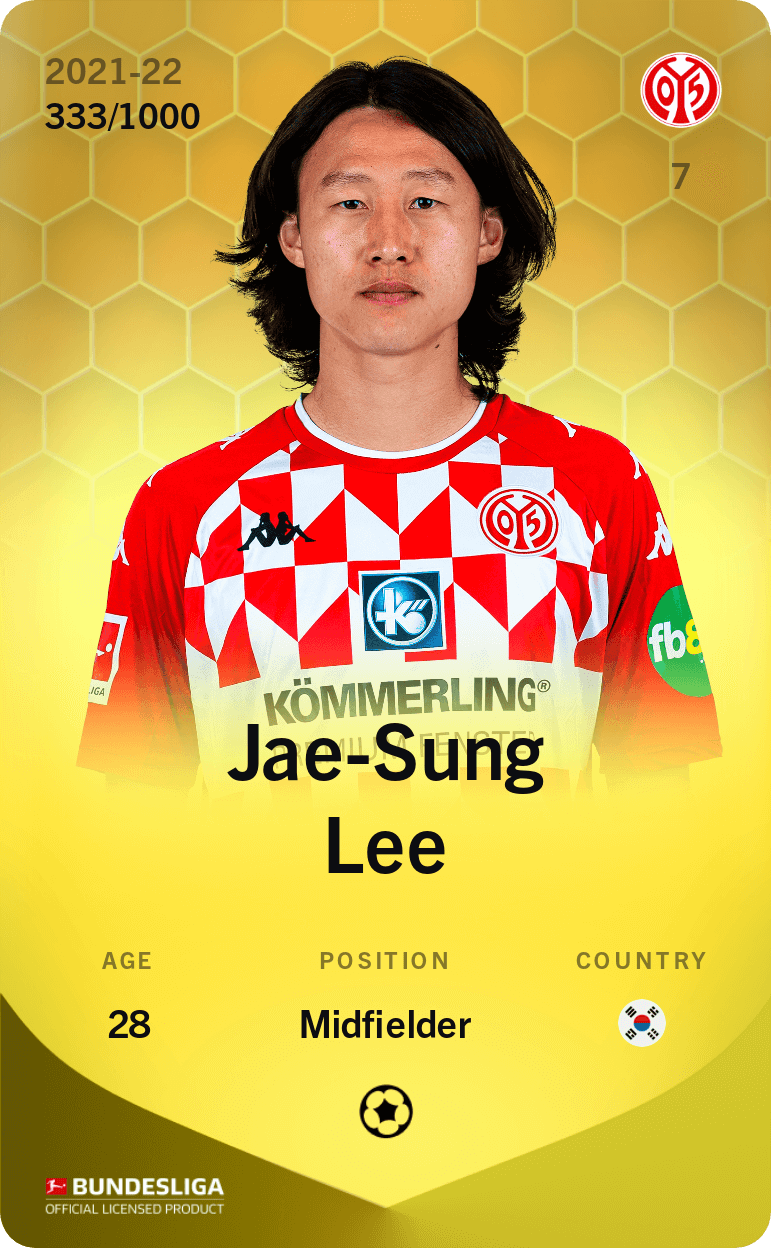 Jae-Sung Lee  2021-22 • Limited 333/1000