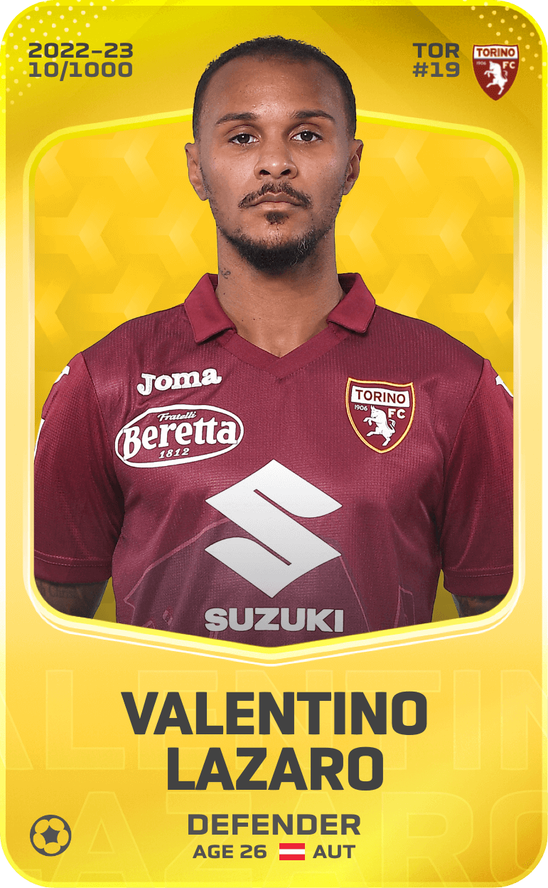 Valentino Lazaro 2022-23 • Limited 10/1000