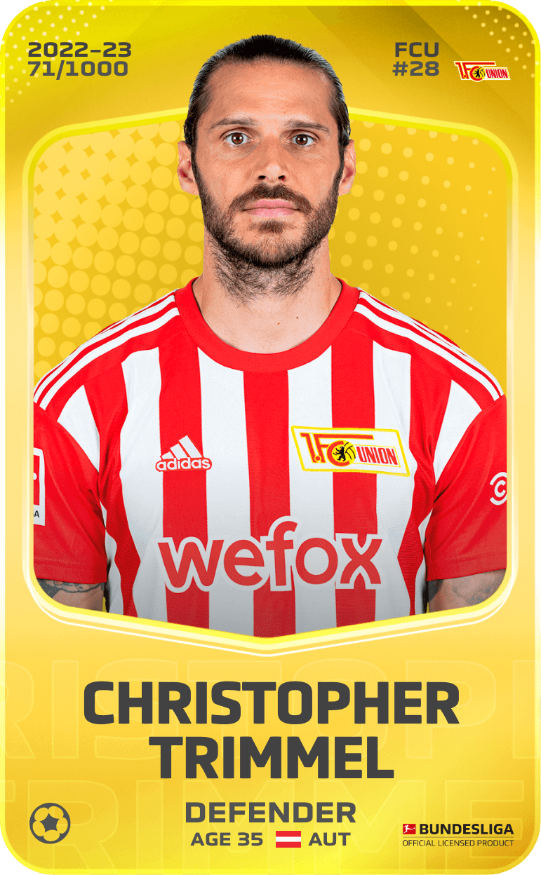 Christopher Trimmel 2022-23 • Limited 71/1000