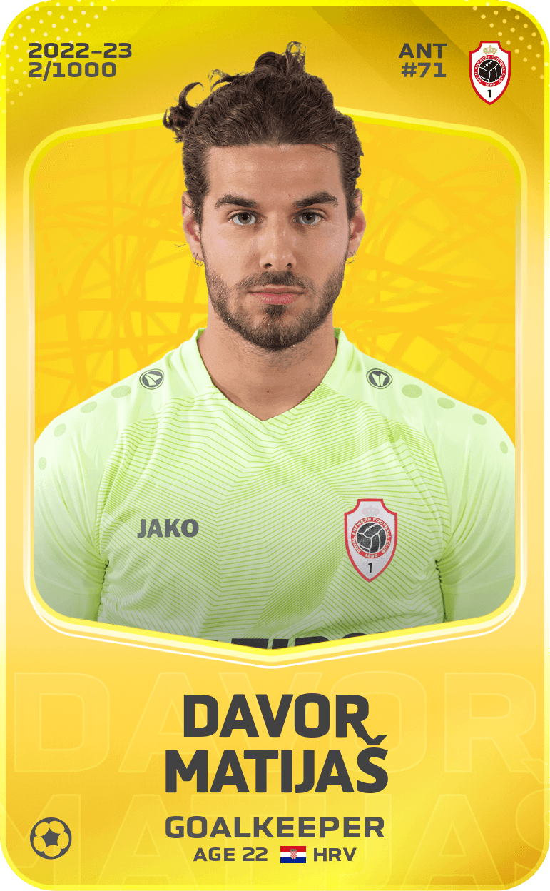 Davor Matijaš 2022-23 • Limited 2/1000