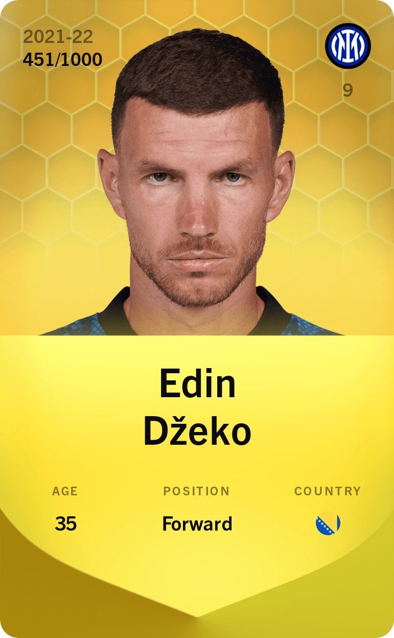 Edin Džeko 2021-22 • Limited 451/1000