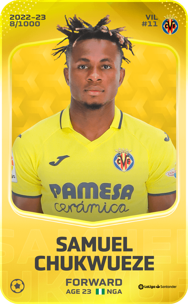 Samuel Chukwueze 2022-23 • Limited 8/1000