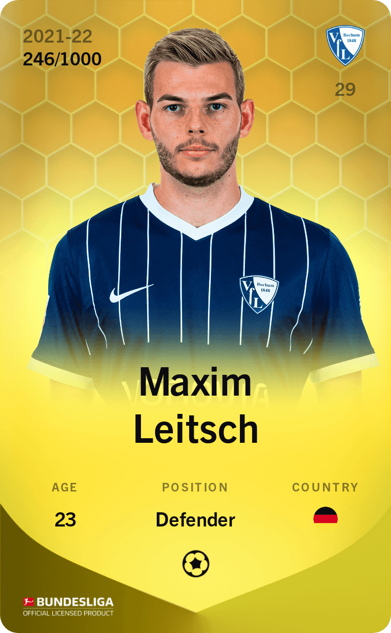 Maxim Leitsch 2021-22 • Limited 246/1000