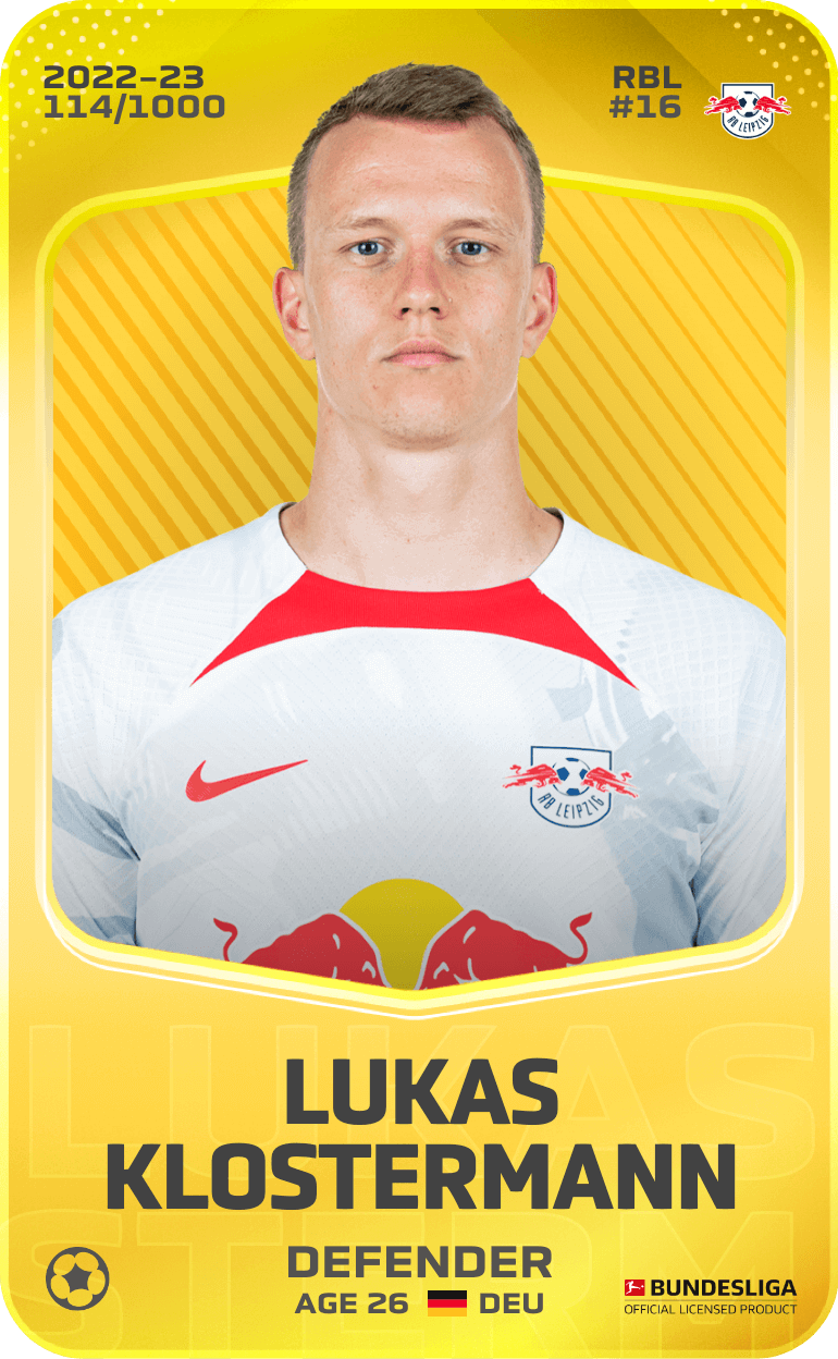 Lukas Klostermann 2022-23 • Limited 114/1000