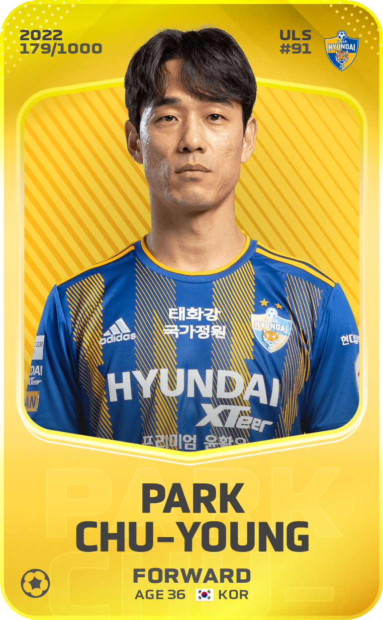 Sorare - Sorare Official - Park Chu-Young 2022-23 • Limited 179/1000 - NFT # 66049286285423625334051411200359326301542240651635023642153998687377566388072