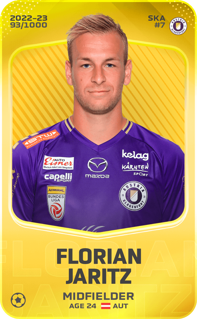 Florian Jaritz 2022-23 • Limited 93/1000