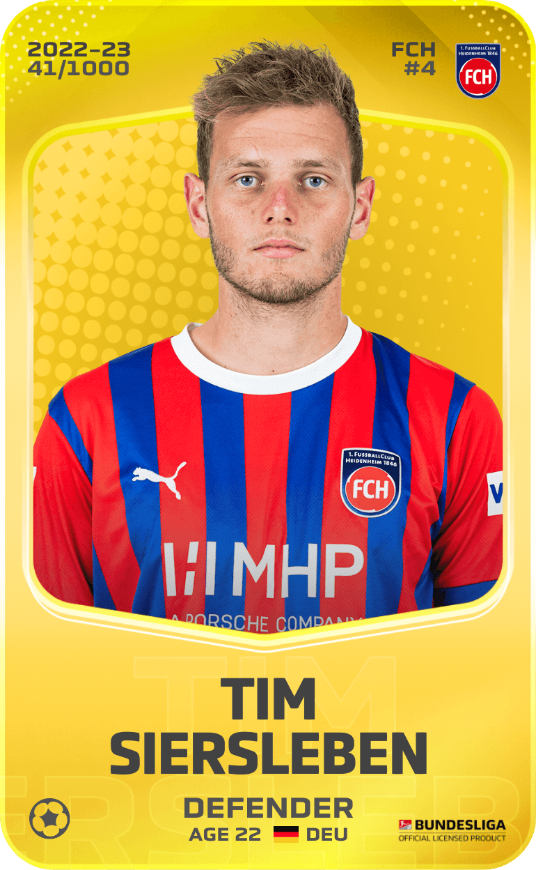 Tim Siersleben 2022-23 • Limited 41/1000