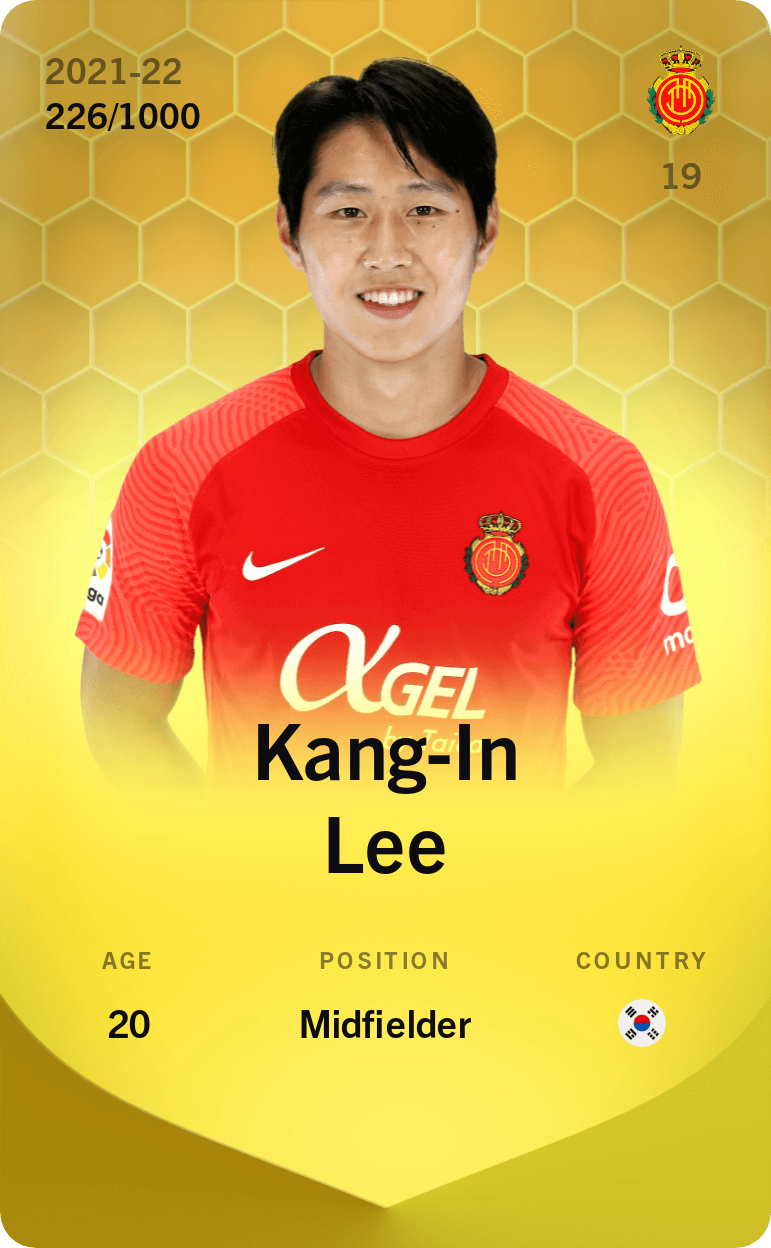 Kang-In Lee 2021-22 • Limited 226/1000
