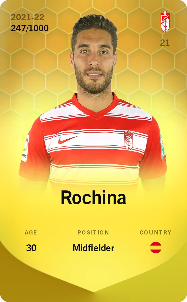 Sorare - Sorare Official - Rochina 2021-22 • Limited 247/1000 - NFT # 77216600027948944279840694847820993706767333771140913512692868619715757166002