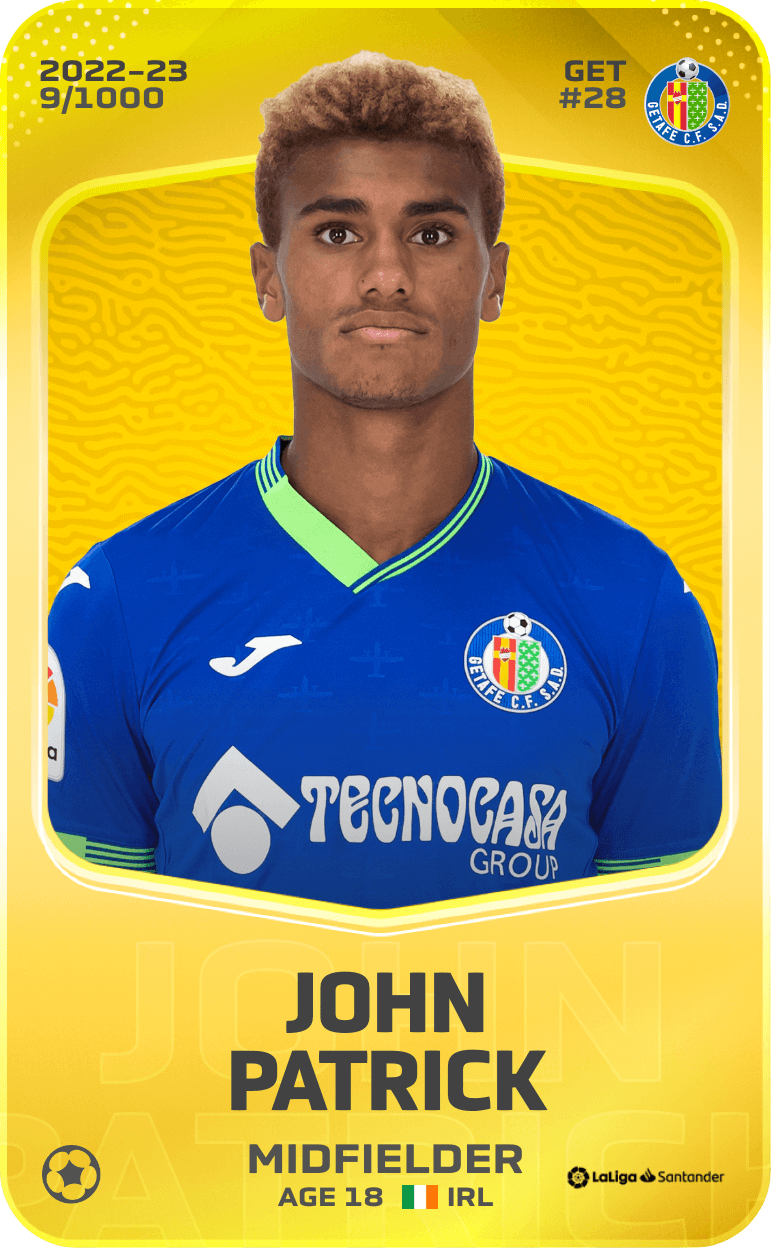 John Patrick 2022-23 • Limited 9/1000