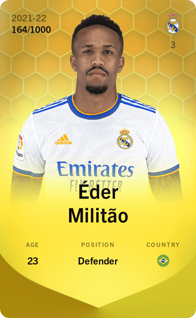 Éder Militão 2021-22 • Limited 164/1000