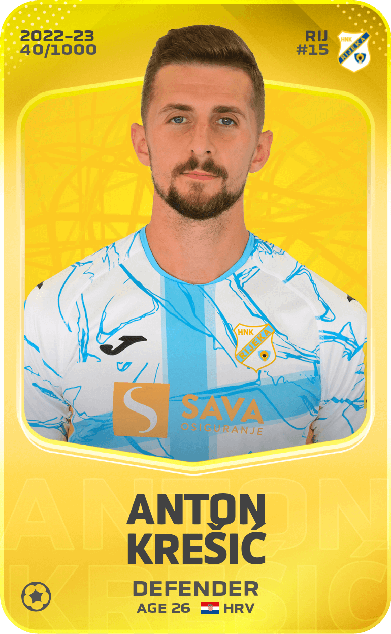 Anton Krešić 2022-23 • Limited 40/1000