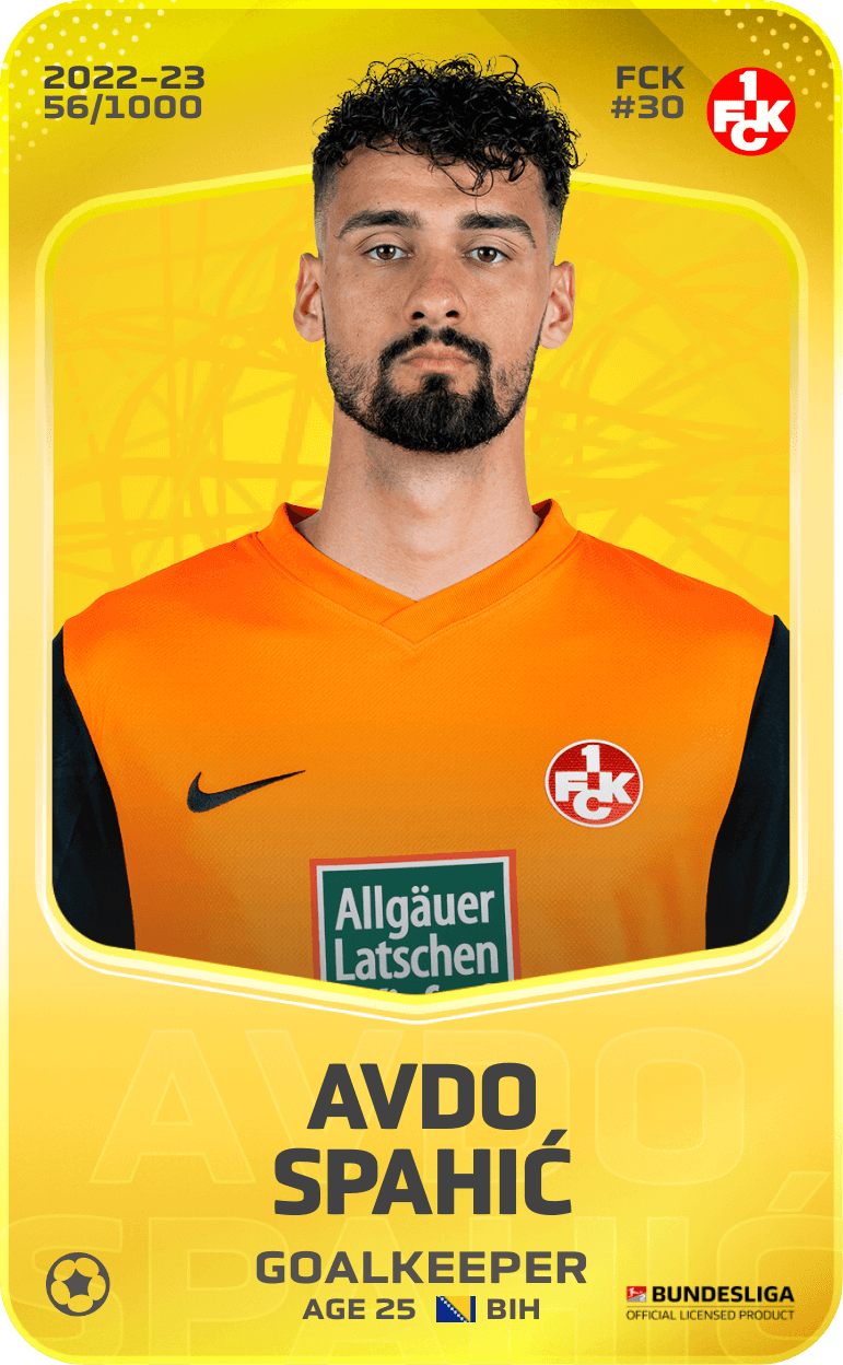 Avdo Spahić 2022-23 • Limited 56/1000