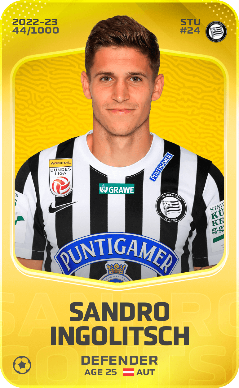 Sandro Ingolitsch 2022-23 • Limited 44/1000