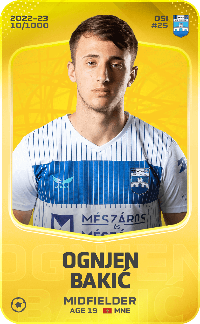 Ognjen Bakić 2022-23 • Limited 10/1000