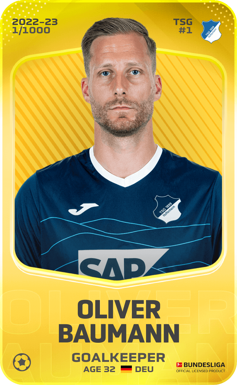 Oliver Baumann 2022-23 • Limited 1/1000