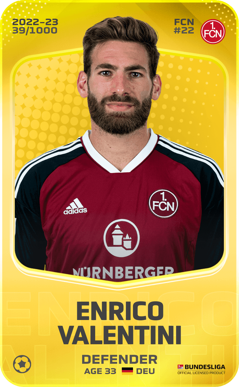 Enrico Valentini 2022-23 • Limited 39/1000