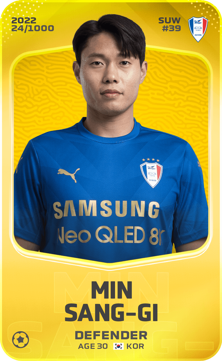 Min Sang-Gi 2022-23 • Limited 24/1000