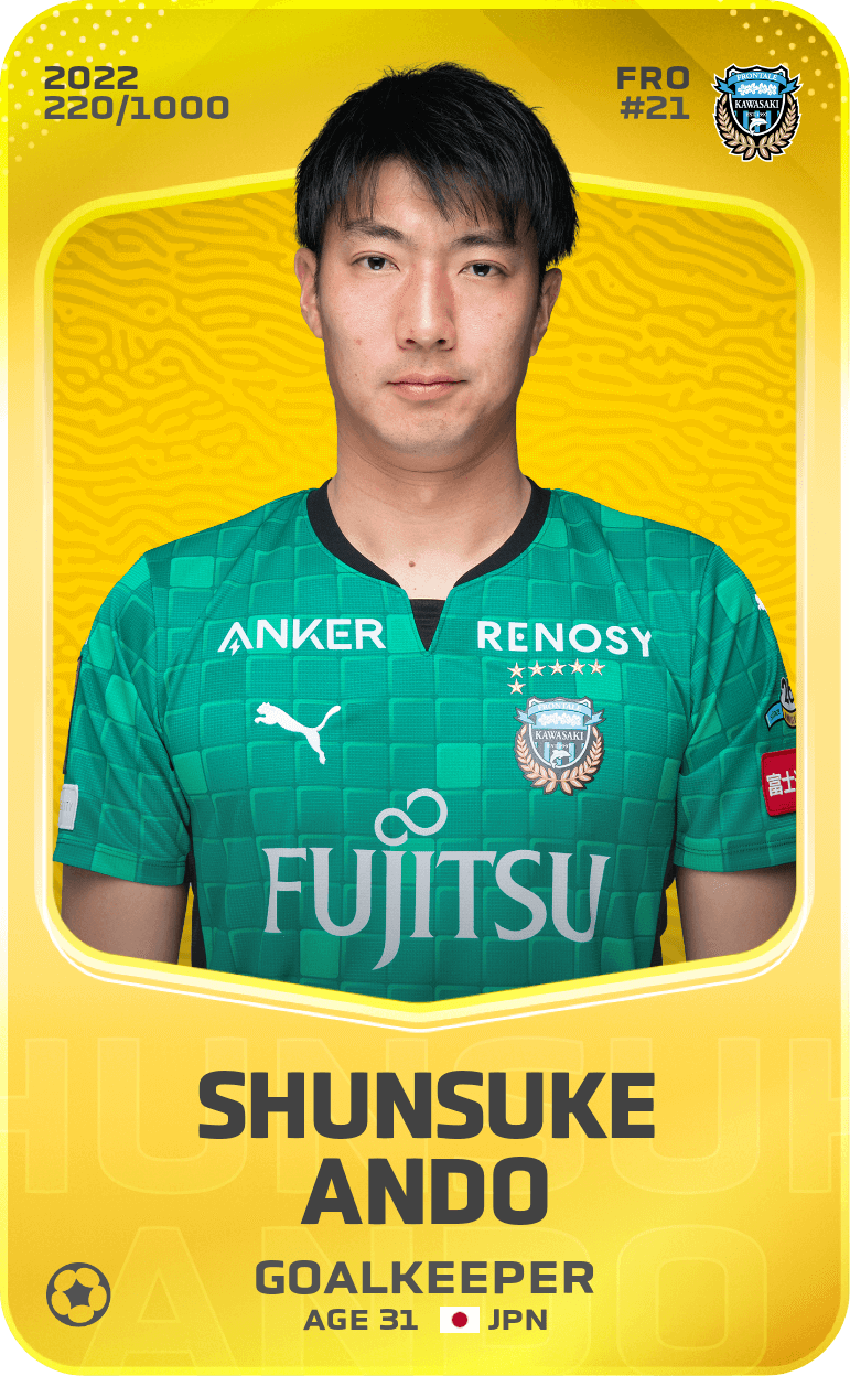 Shunsuke Ando 2022-23 • Limited 220/1000