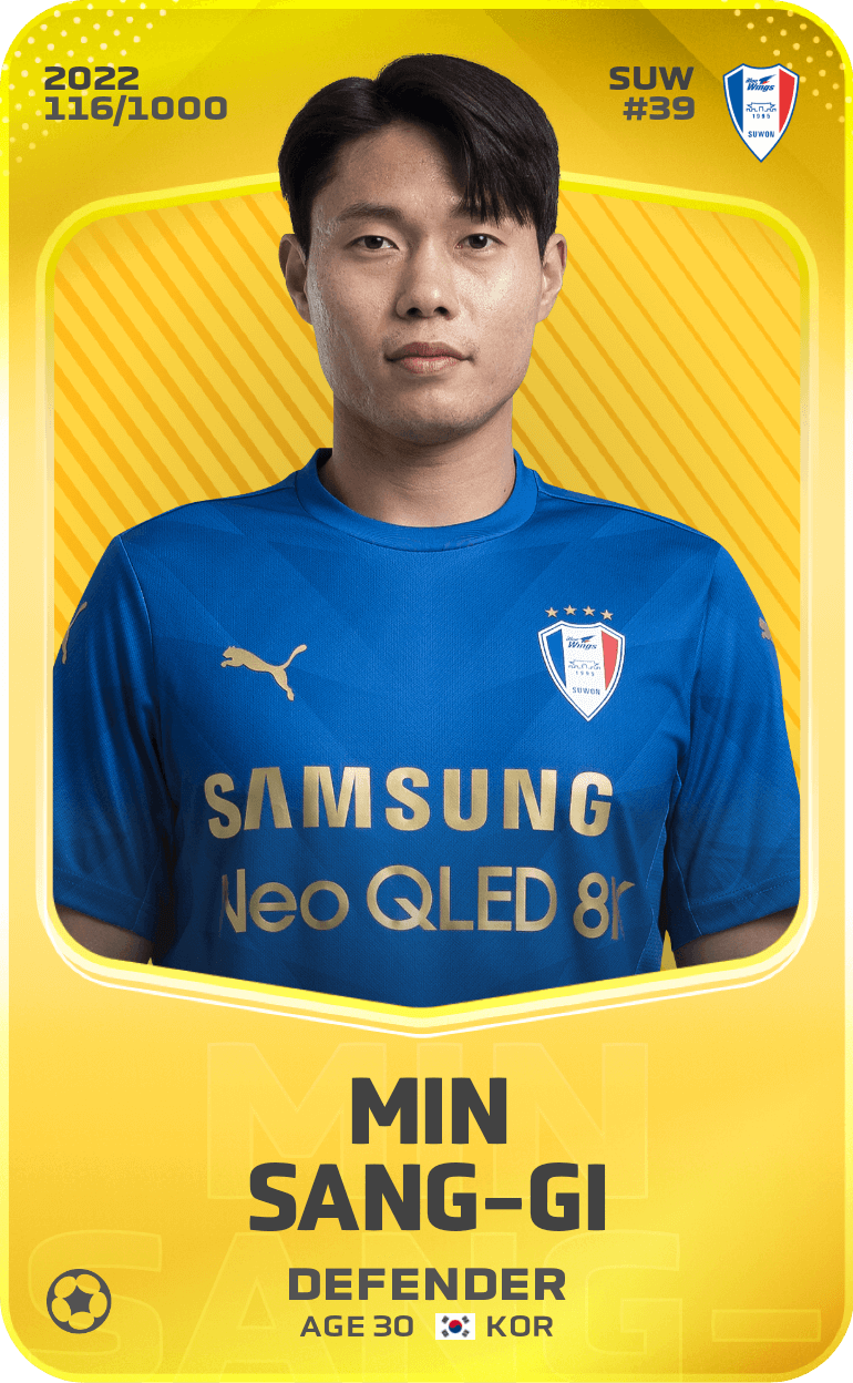 Min Sang-Gi 2022-23 • Limited 116/1000