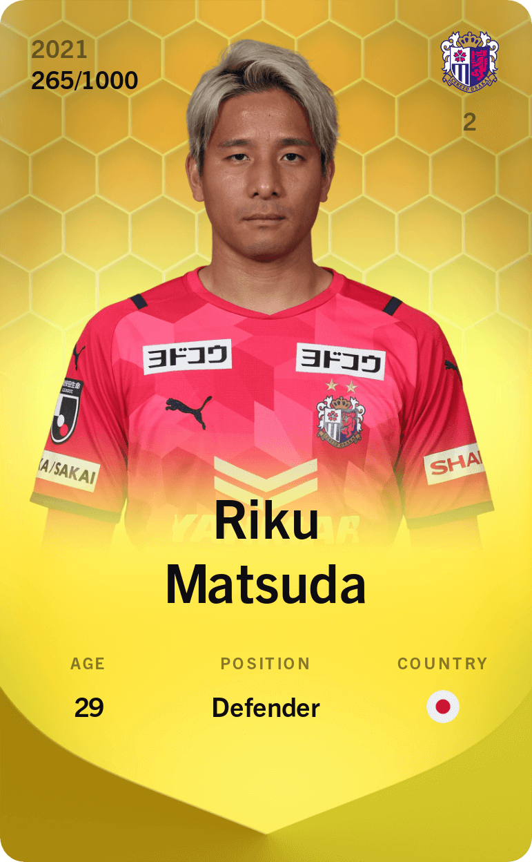 Riku Matsuda 2021-22 • Limited 265/1000