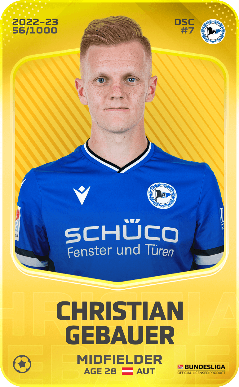 Christian Gebauer 2022-23 • Limited 56/1000