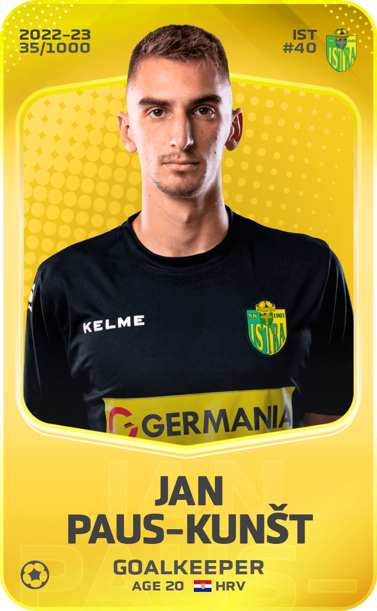 Jan Paus-Kunšt 2022-23 • Limited 35/1000