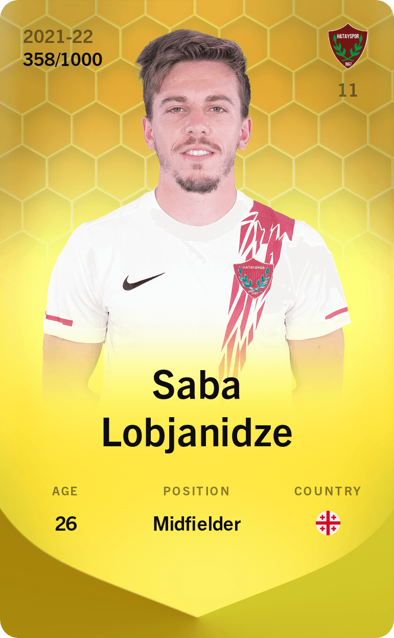 Saba Lobjanidze 2021-22 • Limited 358/1000