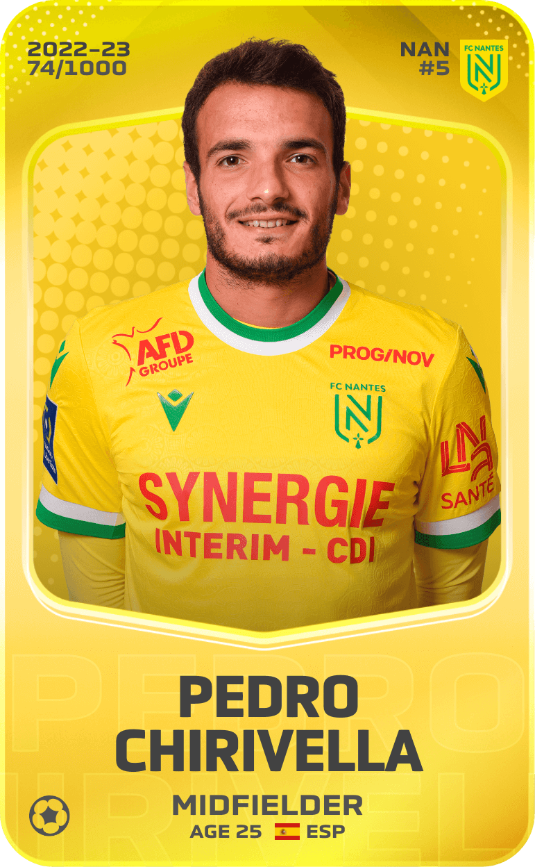 Pedro Chirivella 2022-23 • Limited 74/1000