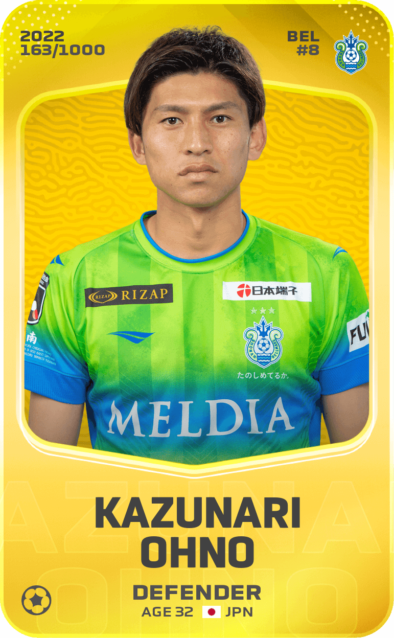Kazunari Ohno 2022-23 • Limited 163/1000