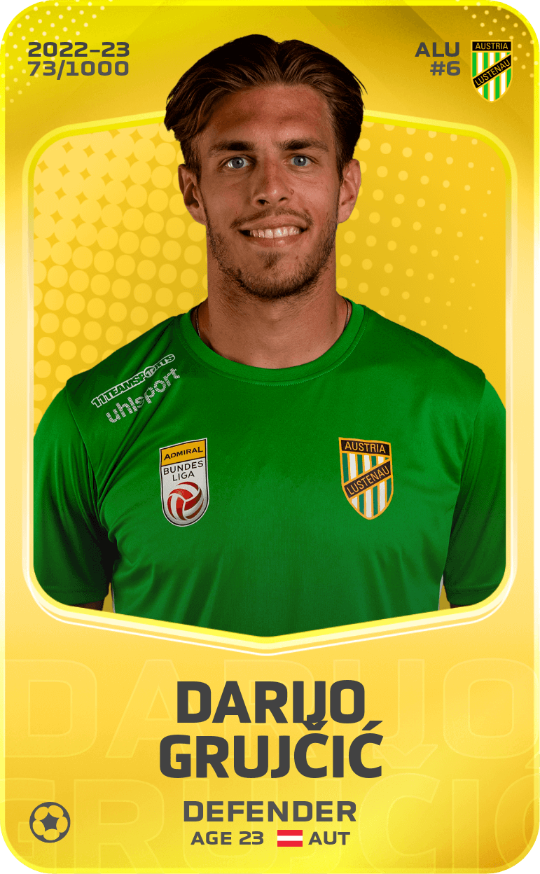 Darijo Grujčić 2022-23 • Limited 73/1000