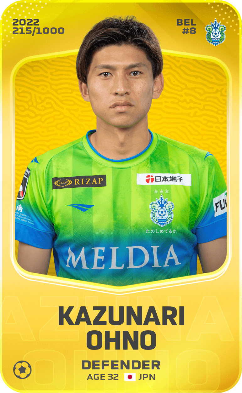 Kazunari Ohno 2022-23 • Limited 215/1000