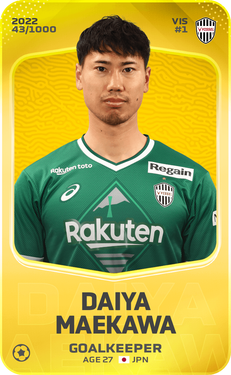 Daiya Maekawa 2022-23 • Limited 43/1000