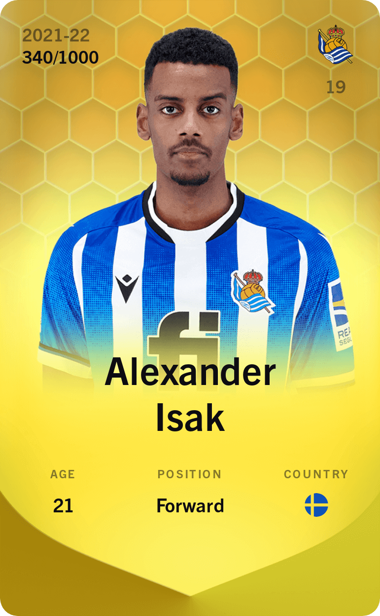 Alexander Isak 2021-22 • Limited 340/1000