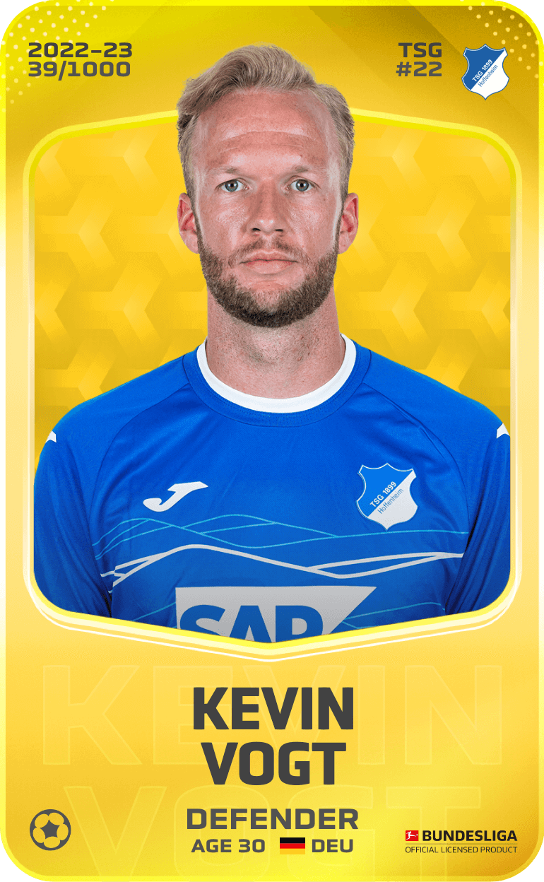 Kevin Vogt 2022-23 • Limited 39/1000