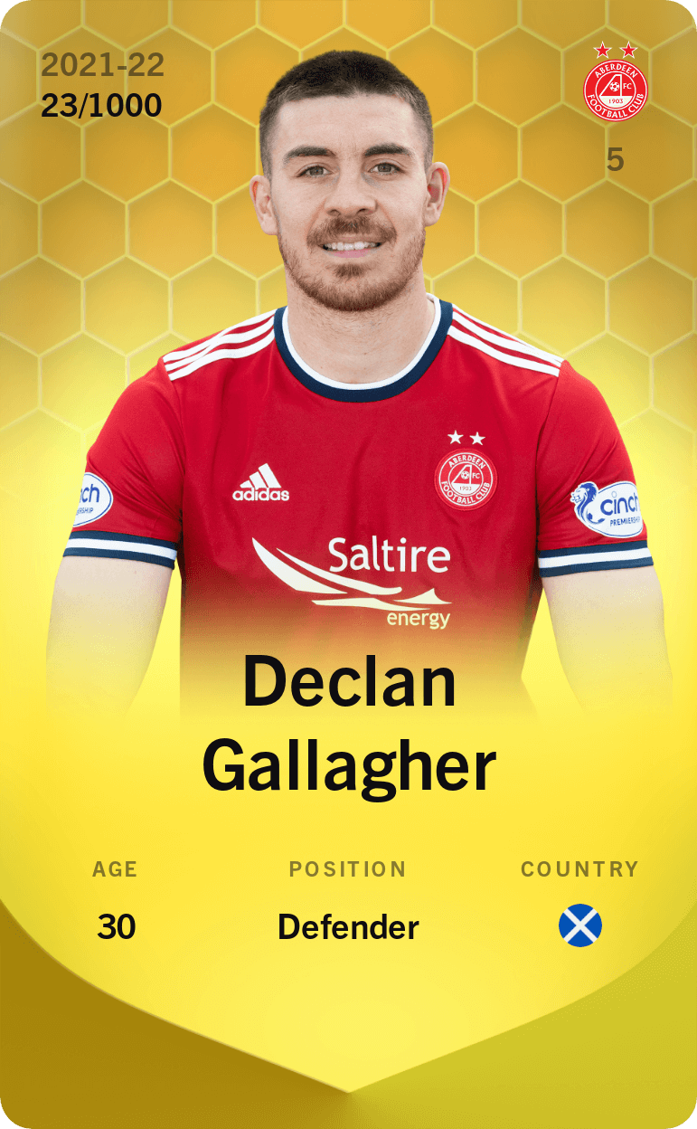 Declan Gallagher 2021-22 • Limited 23/1000