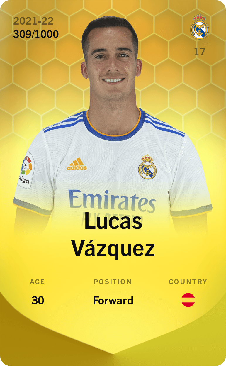 Lucas Vázquez 2021-22 • Limited 309/1000