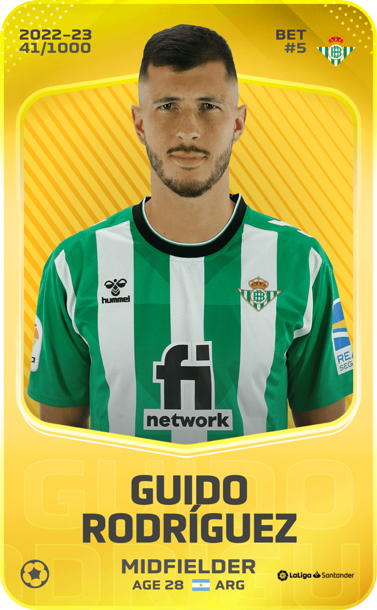 Guido Rodríguez 2022-23 • Limited 41/1000