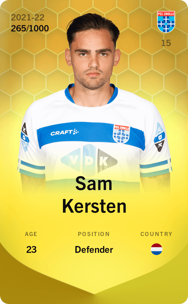 Sam Kersten 2021-22 • Limited 265/1000