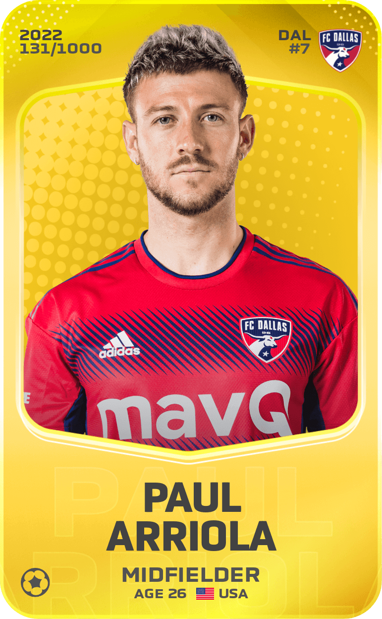 Paul Arriola 2022-23 • Limited 131/1000