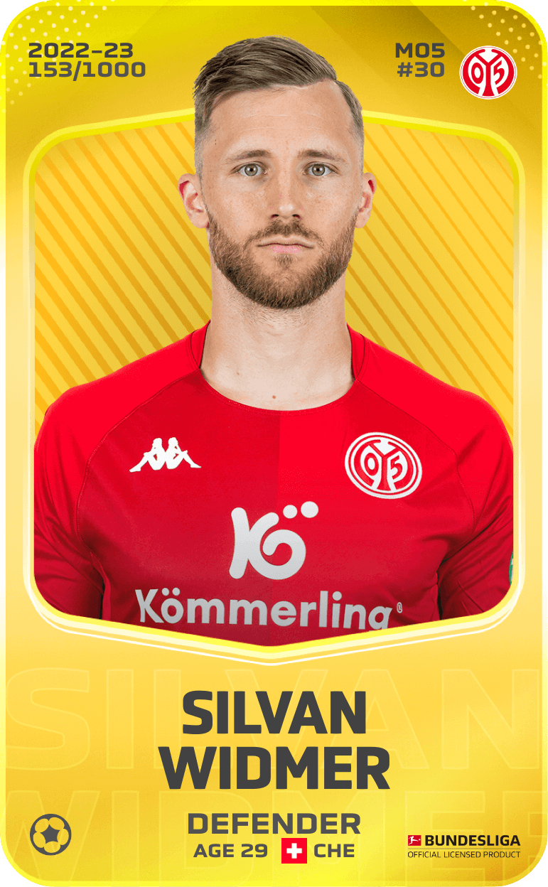 Silvan Widmer 2022-23 • Limited 153/1000
